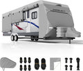 Caravan Cover 23-25ft: 7.01–7.62 m Storage Cover for Caravans | Waterproof, 7-Ply Breathable, UV-Resistant Caravan Cover for RVs Motorhomes & Campervans | with Air Vents & Adjustable Straps